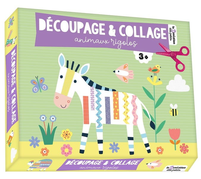 Découpage et collage : animaux rigolos