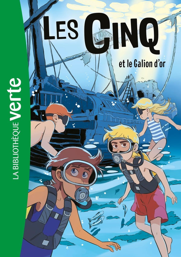 Le Club des Cinq junior Tome 28 : les Cinq et le galion d'or