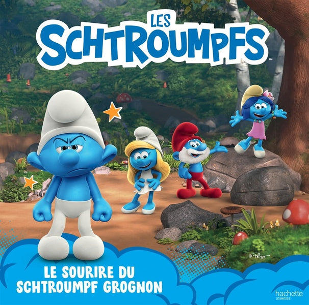 Le sourire du Schtroumpf grognon