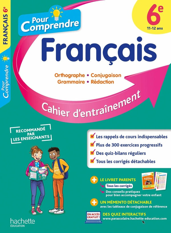 Pour comprendre tout le français : 6e ; cahier d'entraînement