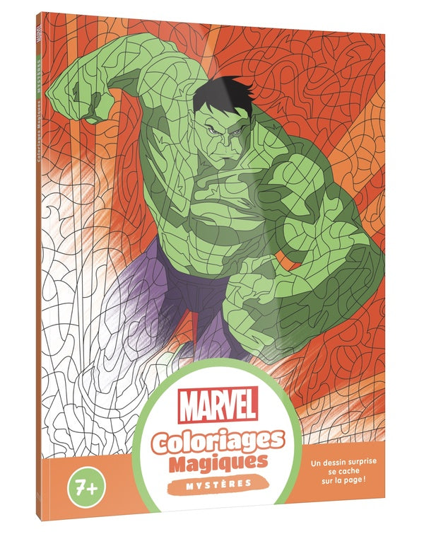 Coloriages magiques : mystères ; Marvel