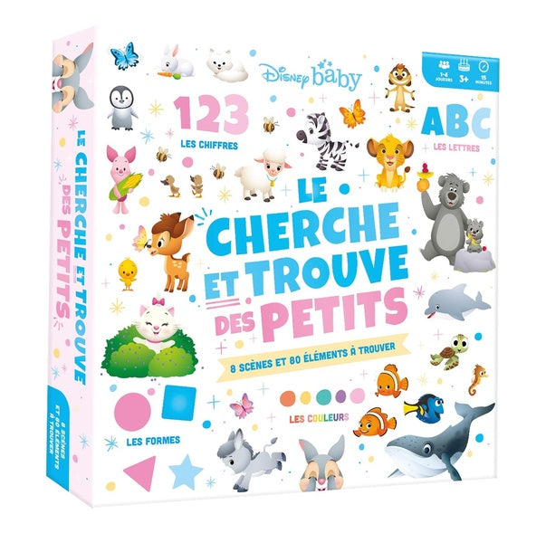 Disney Baby : le cherche et trouve des petits (couleurs, formes, chiffres, lettres)