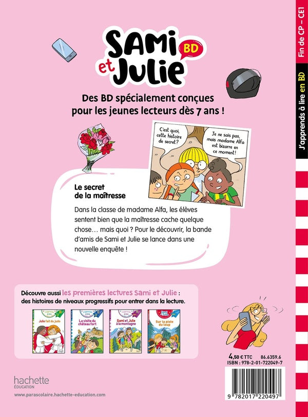 Sami et Julie BD : le secret de la maîtresse