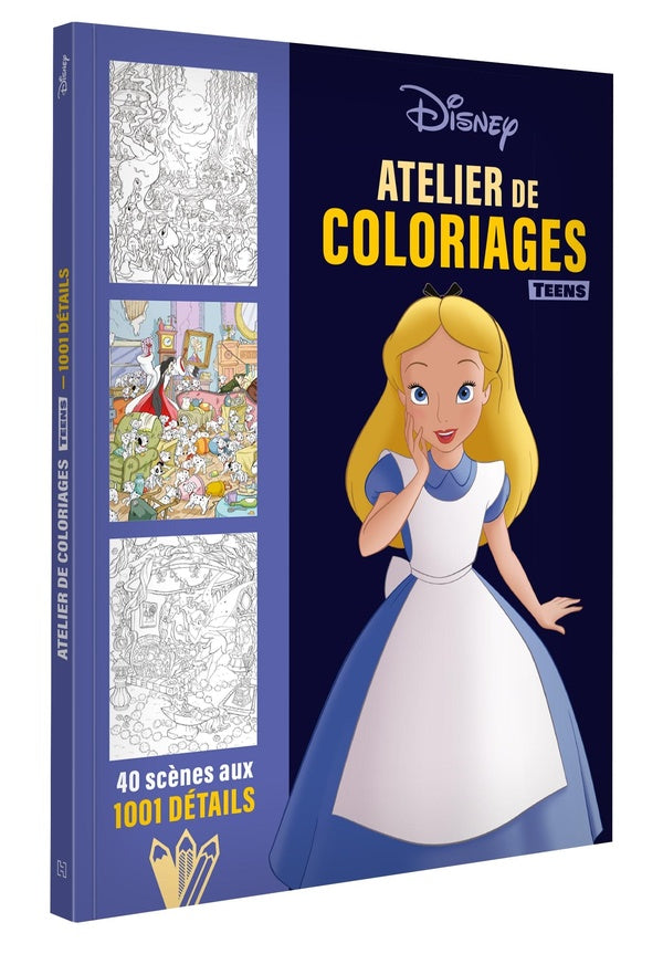 Atelier de coloriages teens : 40 scènes aux 1001 détails