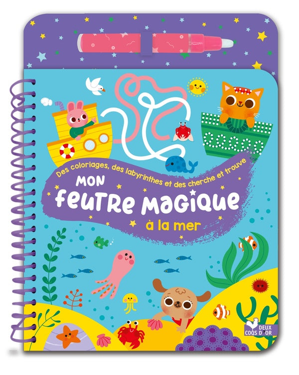Mon feutre magique : à la mer