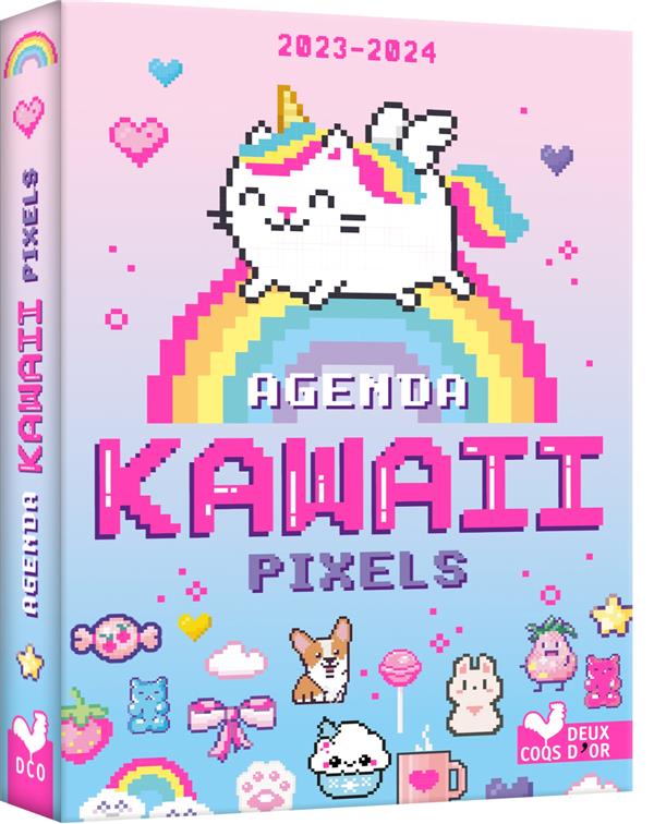 Agenda kawaii pixels (édition 2023/2024)