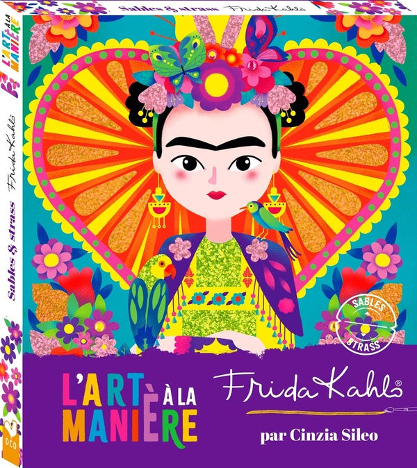 Les ateliers du calme : l'art à la manière de Frida Kahlo ; sables et strass
