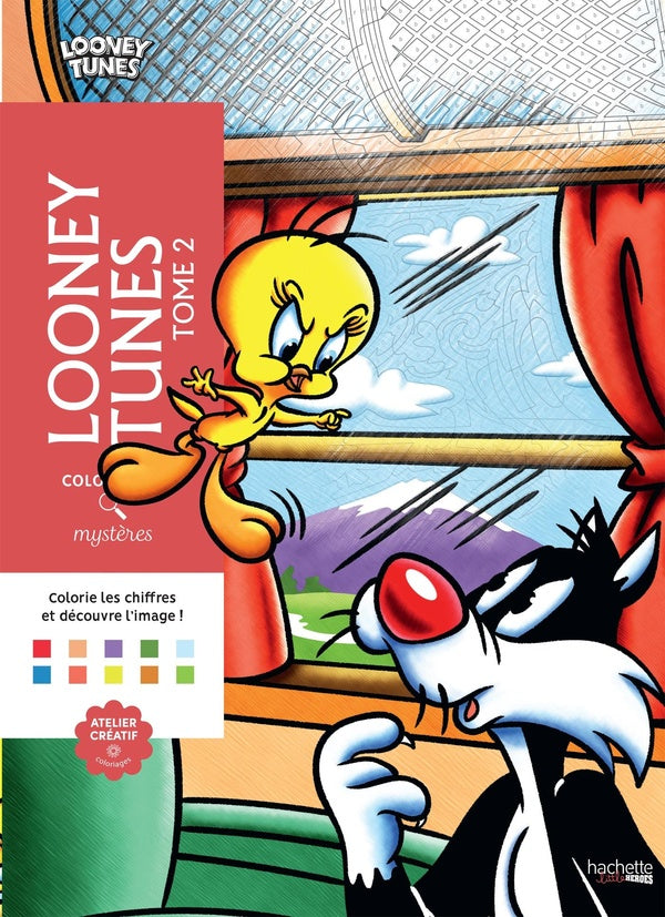 Art-thérapie ; Coloriages mystères : Looney Tunes Tome 2
