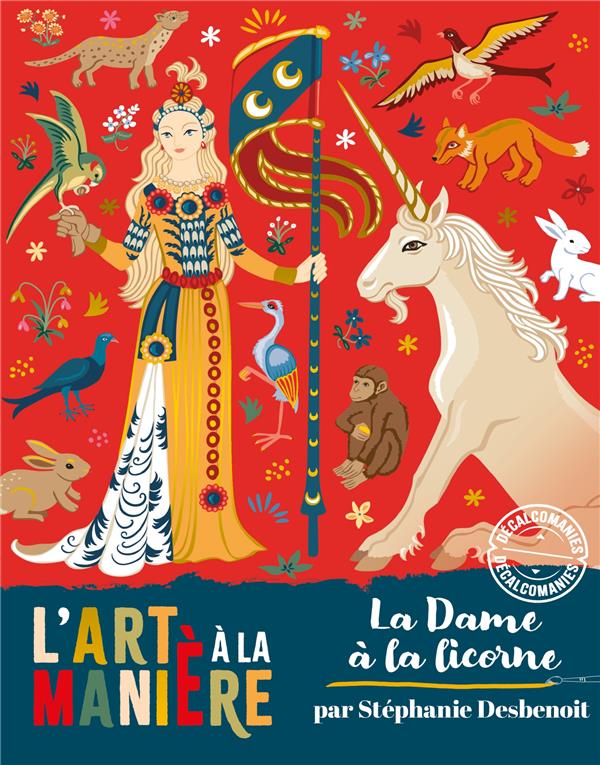Les ateliers du calme : L'art à la manière : décalcomanies La dame à la licorne