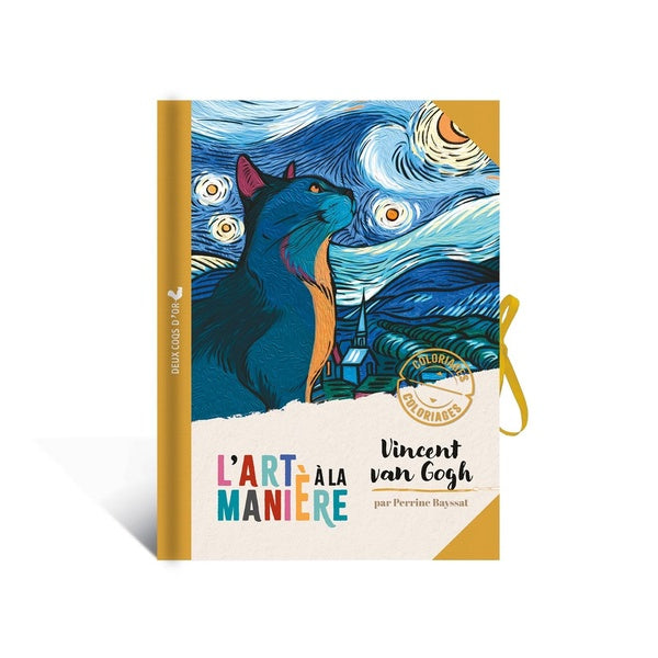 Les ateliers du calme : L'art à la manière : Coloriages Vincent Van Gogh