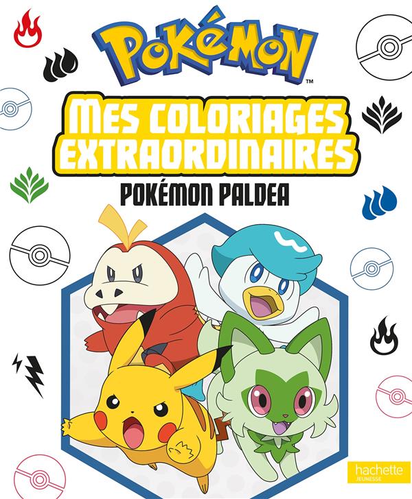 Pokémon : Mes coloriages extraordinaires : Pokémon Paldea