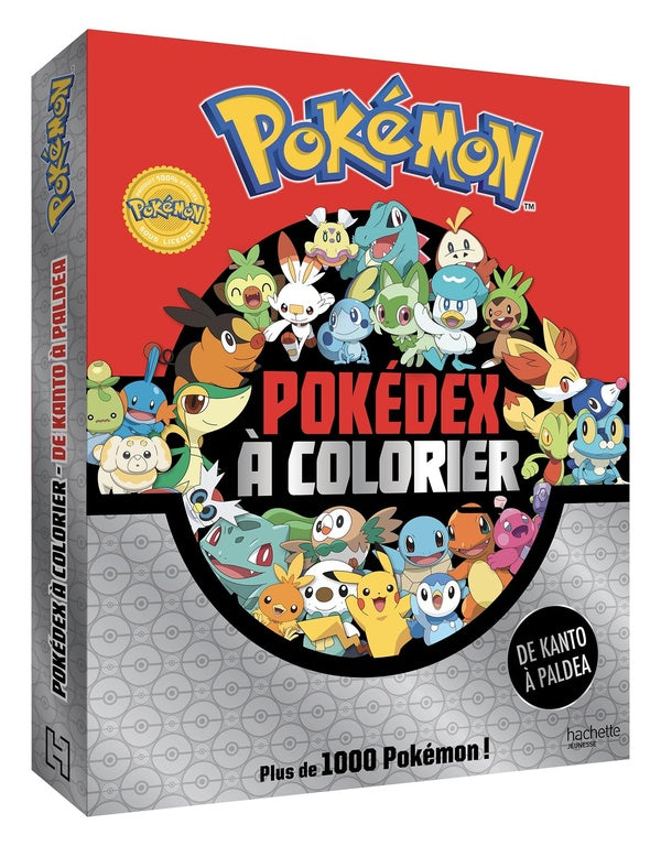 Pokémon : Pokedex à colorier : De Kanto à Paldea