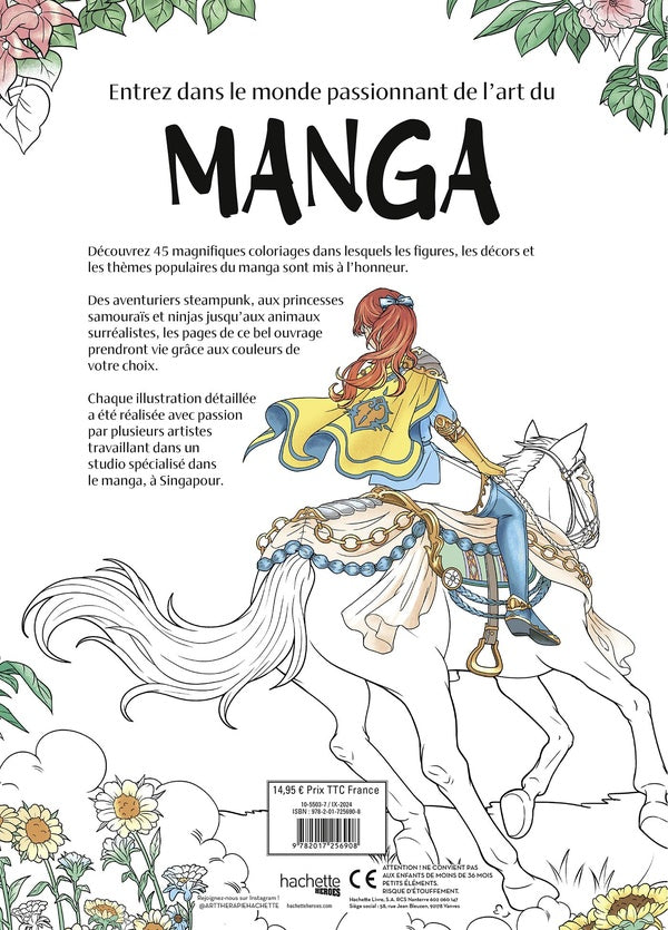 Art thérapie : L'art du coloriage manga
