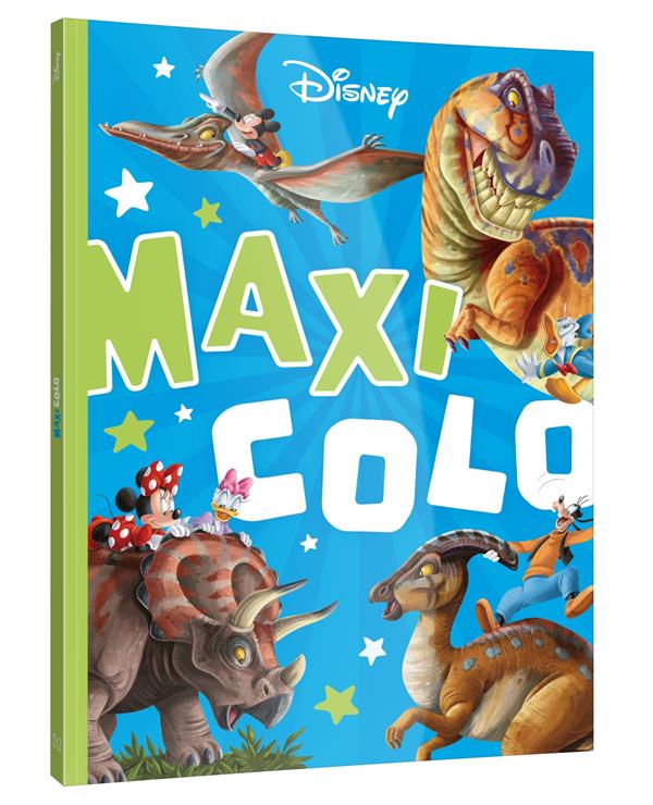 Maxi colo : Mickey et ses amis : Dinosaures