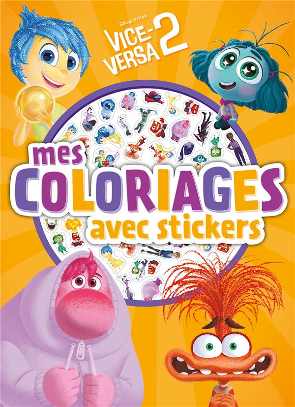 Mes coloriages avec stickers : Vice versa 2