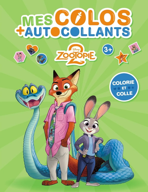 Mes colos + autocollants : Zootopie 2