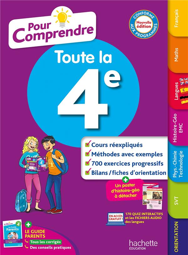 Pour comprendre : Toute la 4e