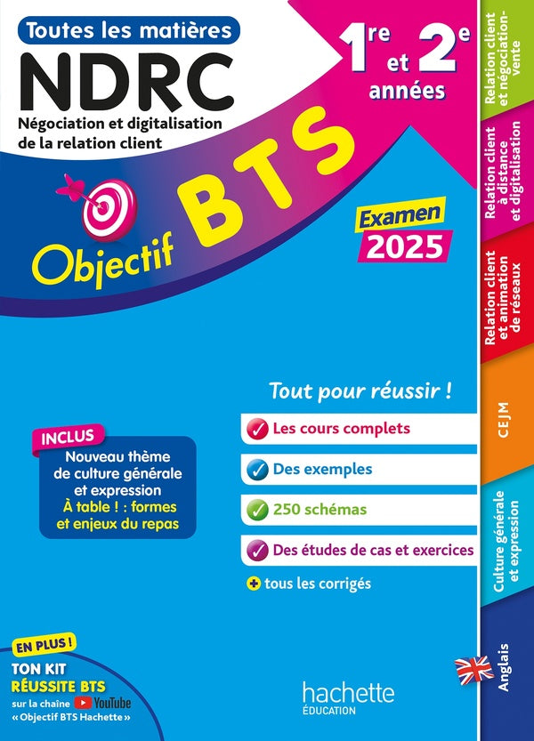 Objectif BTS : Toutes les matières ; BTS NDRC, 1re et 2e années