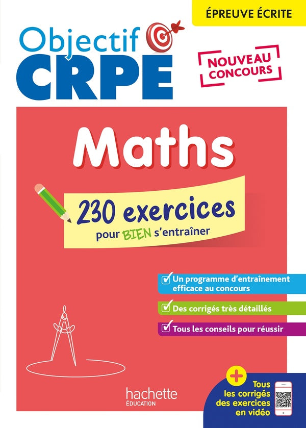 Objectif CRPE Tome 22 : Je m'entraîne avec des exercices de maths