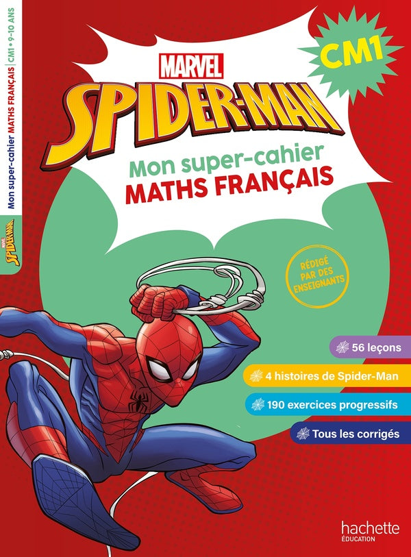 Spiderman ; CM1 ; Mon super-cahier de maths et français
