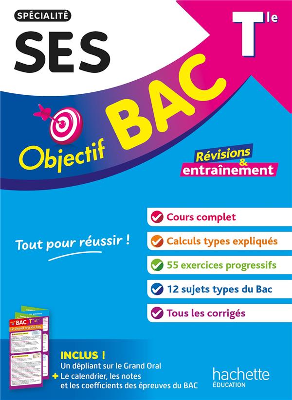 Objectif bac : Spécialité SES ; Terminale ; Révisions & entraînement