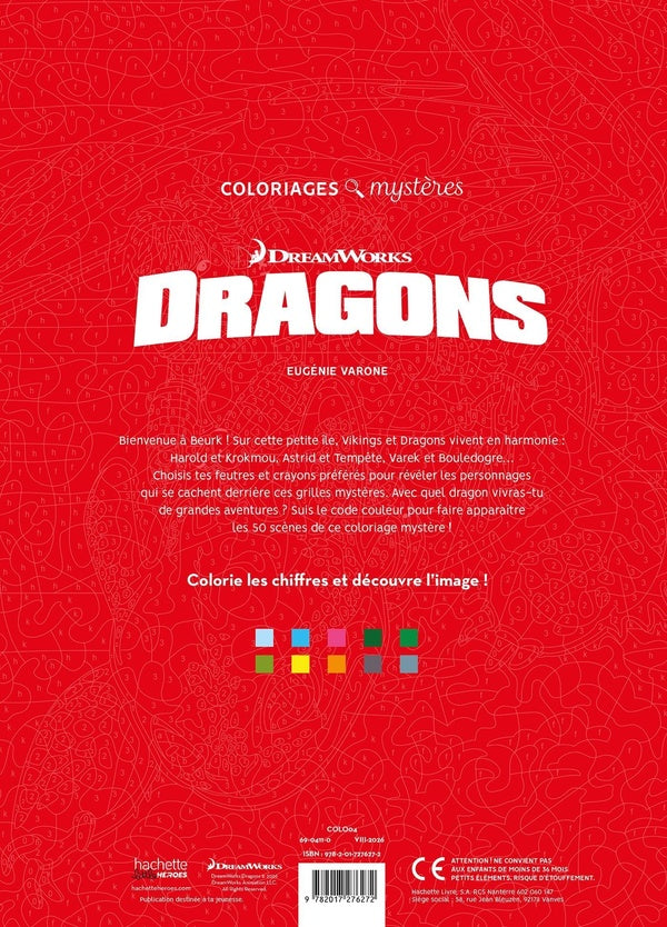 Dragons : Coloriages mystères