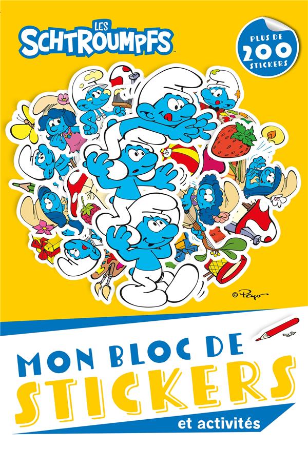 Les Schtroumpfs : Mon bloc de stickers et activités