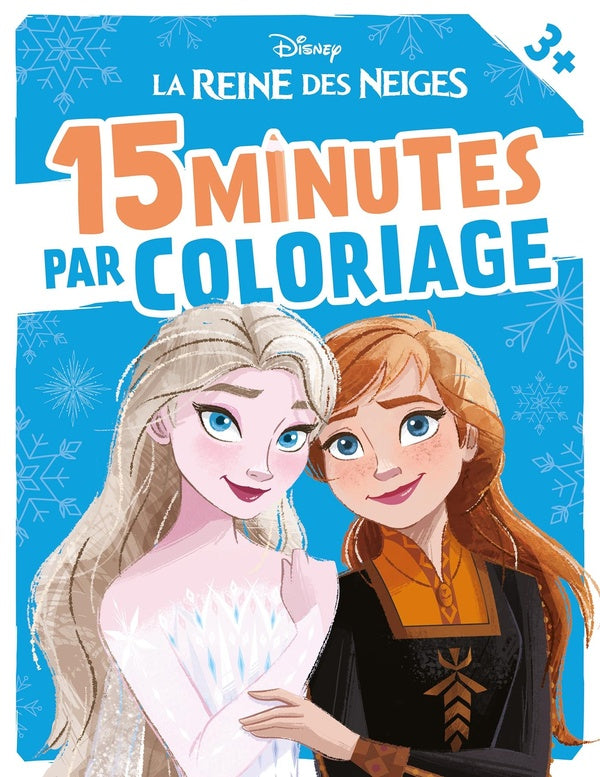 15 minutes par coloriage : La Reine des Neiges