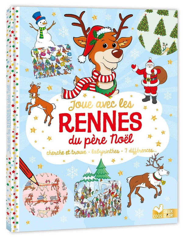 Cherche et trouve : Joue avec les rennes du père Noël