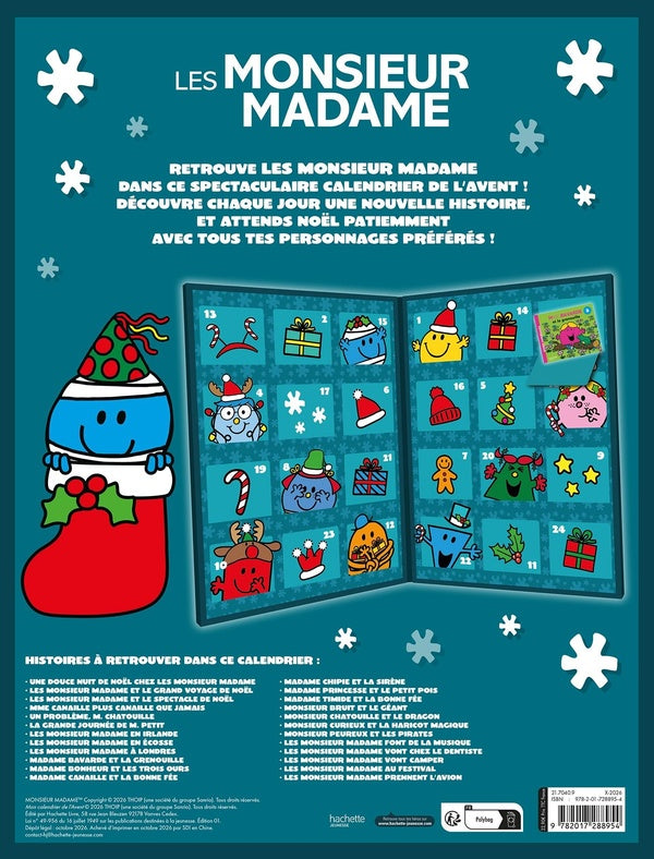 Les Monsieur Madame : Mon calendrier de l'Avent : 24 histoires (édition 2026)