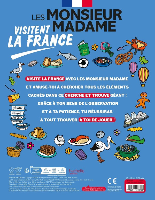 Les Monsieur Madame visitent la France : Cherche et trouve