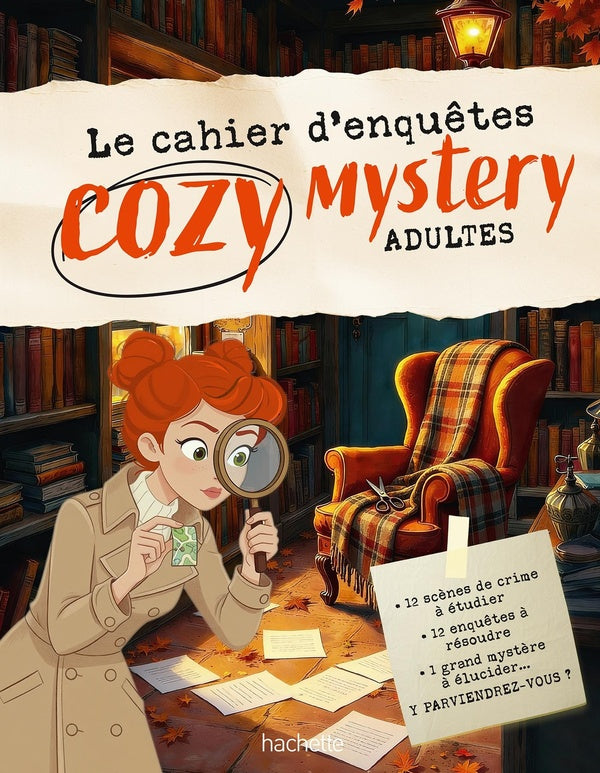 Le cahier d'enquêtes Cosy Mystery Adultes