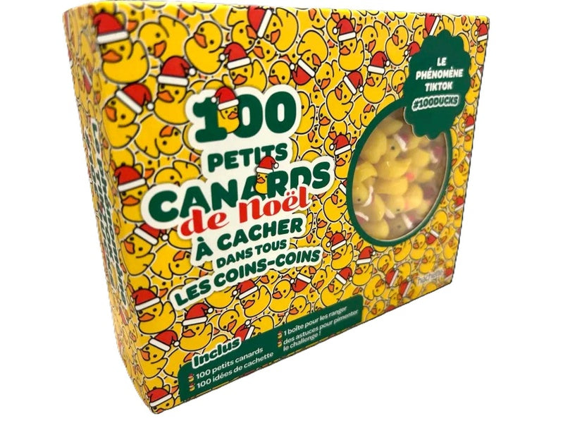 100 petits canards de Noël à cacher dans tous les coins-coins
