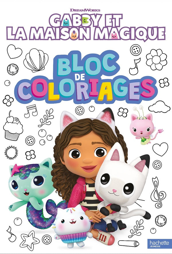 Gabby et la maison magique : Bloc de coloriages