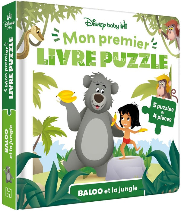 Mon premier livre puzzle : Disney Baby : Baloo et la Jungle