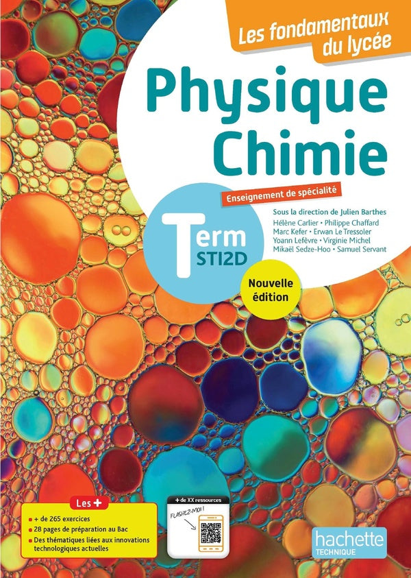 Les fondamentaux du lycée : Physique-Chimie, enseignement de spécialité ; Terminale STI2D (édition 2025)