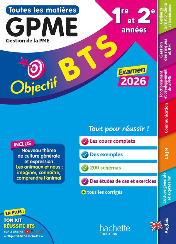 Objectif BTS : Toutes les matières ; BTS GPME, 1re et 2e années (édition 2026)