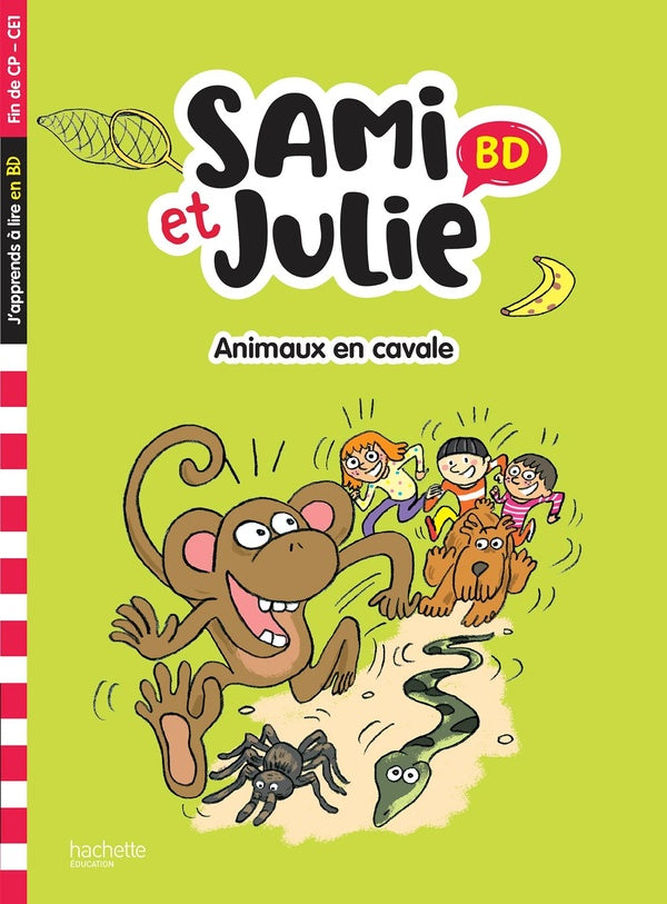 Sami et Julie BD : Fin de CP, CE1 ; Animaux en cavale