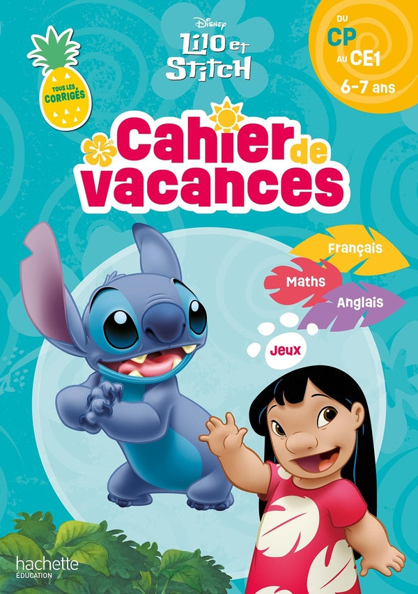 Lilo et Stitch ; Cahier de vacances ; Du CP au CE1