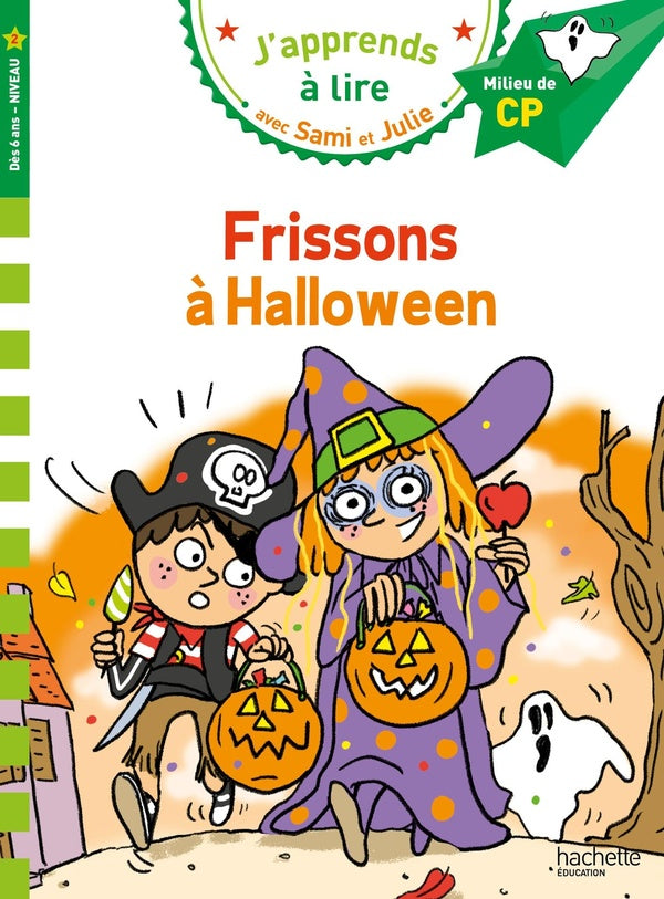 J'apprends à lire avec Sami et Julie : CP Niveau 2 ; Frissons à Halloween