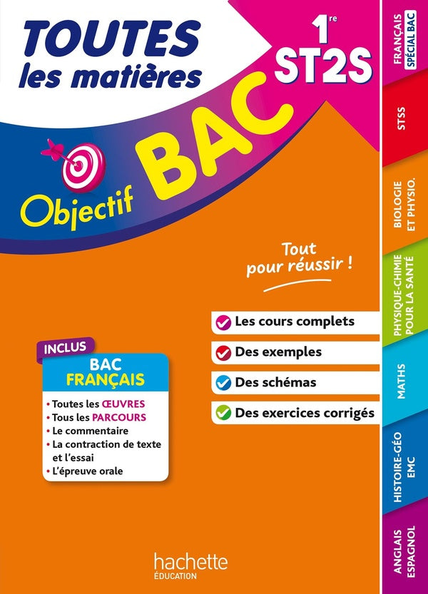 Objectif bac : Toutes les matières ; 1re ST2S (édition 2026)