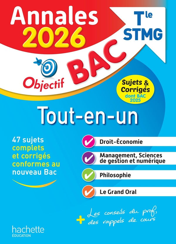 Annales bac ; sujets et corrigés : Terminale STMG ; Tout-en-un (édition 2026)