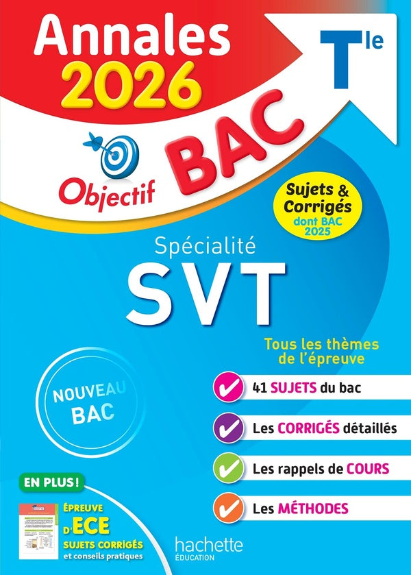 Annales bac ; sujets et corrigés : Spécialité SVT ; Terminale (édition 2026)
