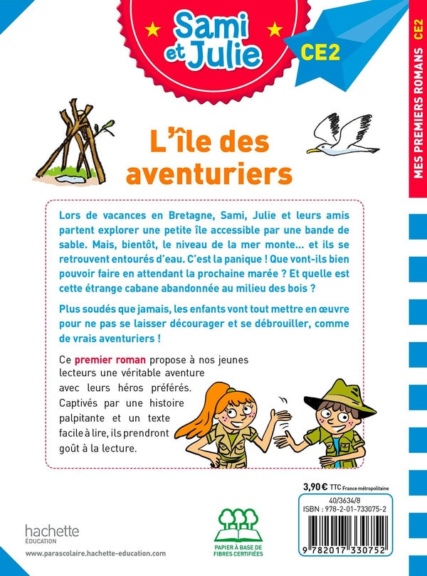 Sami et Julie CE2 : L'île des aventuriers
