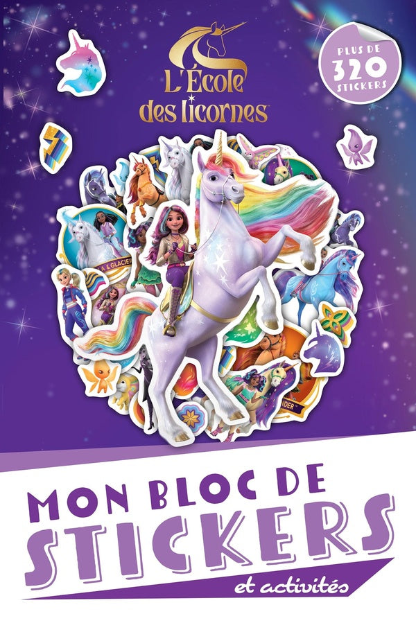 L'école des licornes : Mon bloc de stickers et activités