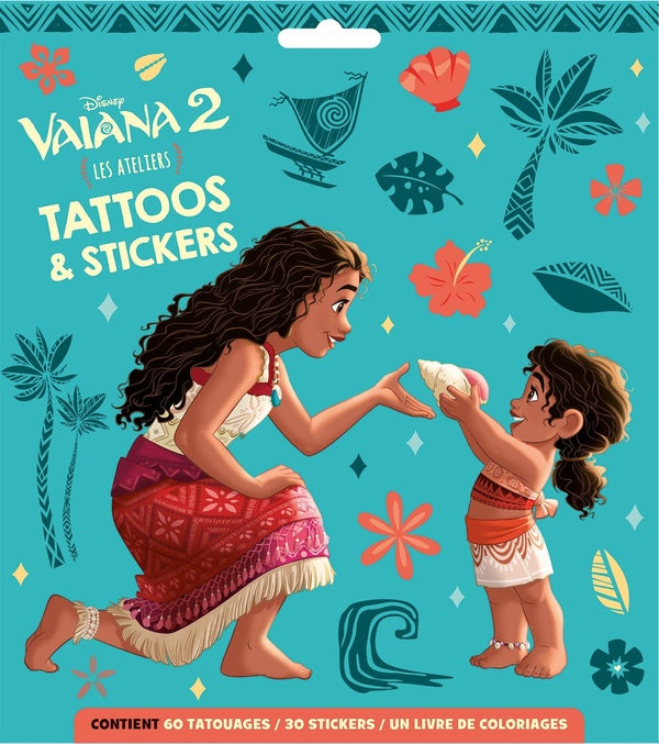 Les ateliers Disney : Vaiana 2 : Tattoos & Stickers