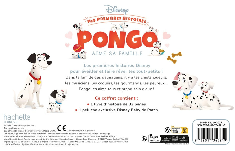 Mes premières histoires : Pongo aime sa famille