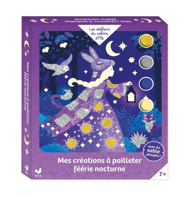 Mes créations à pailleter féérie nocturne