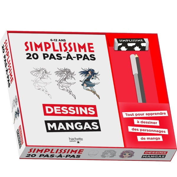 Simplissime : 20 pas-à-pas : Dessins mangas