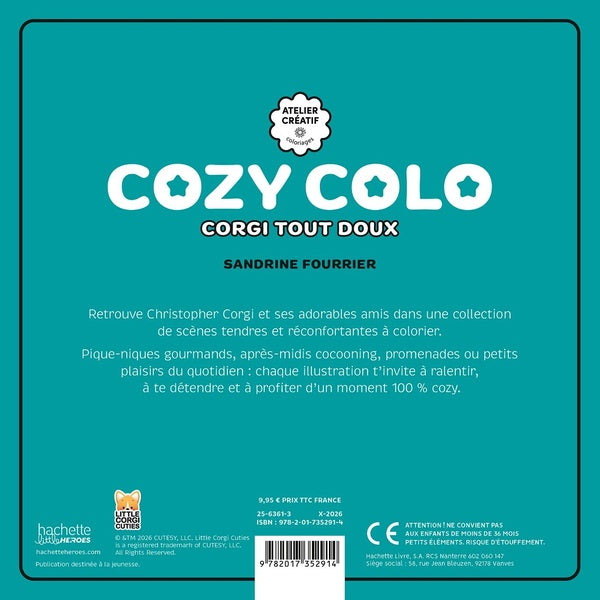 Atelier créatif : Cozy colo : Corgi tout doux
